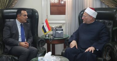 مفتى الجمهورية يبحث مع سفير مصر الجديد بصربيا دعم الجالية المسلمة