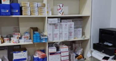 ضبط 4 آلاف عبوة أدوية ومستحضرات تجميل غير مسجلة بوزارة الصحة في طنطا.. صور 