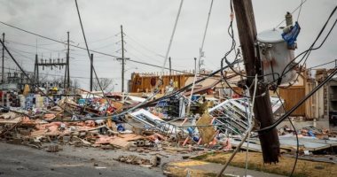 لقطات تظهر الدمار والخراب فى ولاية كنتاكى الأمريكية بسبب الإعصار.. فيديو