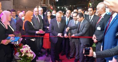 رئيس العربية للتصنيع يفتتح معرض ومركز صيانة منتجات مصنع الإلكترونيات