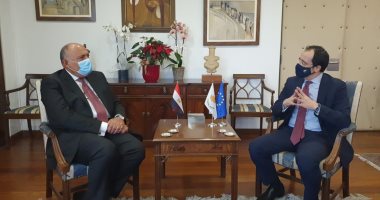 وزير الخارجية يبحث مع نظيره القبرصى تعزيز التعاون فى مجالات الطاقة والزراعة