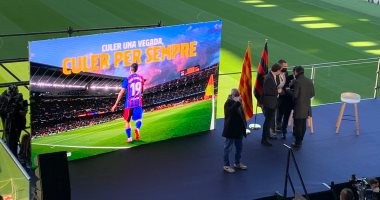 برشلونة يستعد لوداع سيرجيو أجويرو في كامب نو 