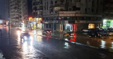أمطار غزيرة الآن على الإسكندرية ونوة الفيضة الصغرى تكشر عن أنيابها (فيديو)