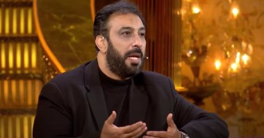حسام حسنى لأبلة فاهيتا: خيرى بشارة سبب ظهورى فى فيلم "أيس كريم فى جليم"