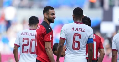 السولية يرفض هدية رفعت ويهدر فرصة إحراز هدف التقدم للمنتخب أمام قطر.. فيديو وصور