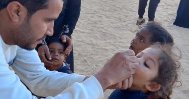 فرق طبية تجوب مناطق سيناء لتنفيذ حملة التطعيم ضد شلل الأطفال.. صور