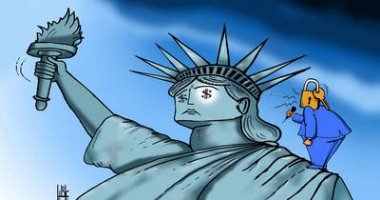 كاريكاتير اليوم.. قيود الإغلاق تقوض "الحرية" فى أمريكا