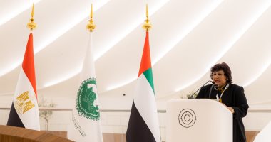 إيناس عبد الدايم فى مؤتمر وزراء الثقافة العرب: سنراجع خطة الثقافة العربية