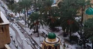 سقوط الثلوج على الإسكندرية.. والأمطار تضرب أغلب الأحياء والمحافظ يعطل الدراسة.. لايف