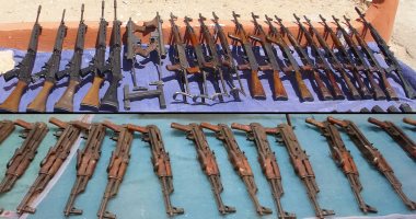 ضبط 35 قطعة سلاح خلال حملات أمنية على مراكز محافظة أسيوط
