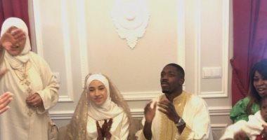 عثمان ديمبيلى نجم برشلونة يحتفل بزفافه على فتاة مغربية.. فيديو وصور