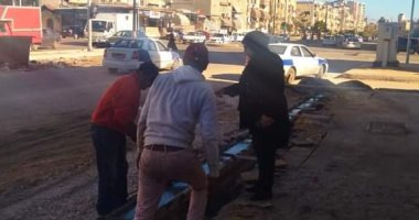 محافظ بورسعيد : استمرار رفع كفاءة وتطوير الطرق المتفرعة من شارع 23 ديسمبر