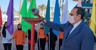 محافظ شمال سيناء يوقد شعلة تصفيات أولمبياد المحافظات الحدودية