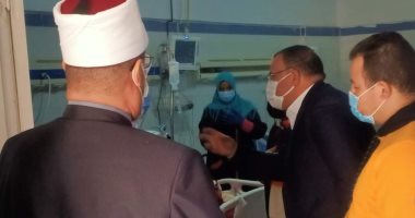 مديرا عام "الصحة والأوقاف" ببورسعيد يتفقدان أقسام عزل مصابى كورونا