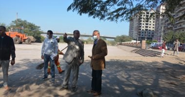 محافظ القليوبية يتابع حملة نظافة كورنيش النيل وحديقة صقلية بالفلل فى بنها