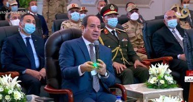 الرئيس السيسي: كل مشروع بيتعمل فى سيناء والدلتا الجديدة وتوشكى يضاهى السد العالى