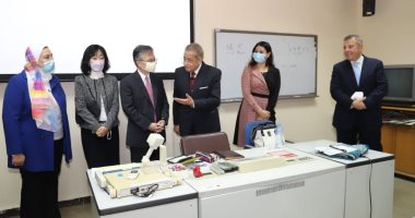 رئيس جامعة عين شمس يستقبل السفير اليابانى للتعاون مع الجامعات اليابانية