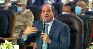 الرئيس السيسي: "محدش قال ليه اللحمة غالية.. التسمين ضعيف وبنستورد من بره"