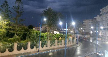 بدء موجة الأمطار على محافظة مطروح والساحل الشمالى.. لايف