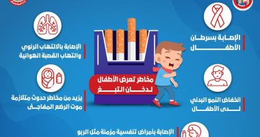 الصحة تكشف مخاطر تعرض الأطفال للتدخين.. اعرف التفاصيل