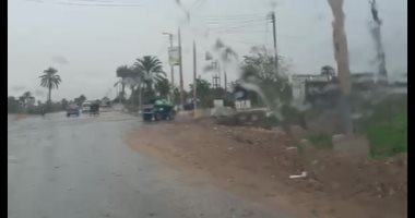  استمرار هطول الأمطار بمختلف أنحاء المنيا.. والمحافظة ترفع الطوارئ.. لايف