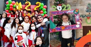 المدرسة الرسمية الدولية بأكتوبر تنظم حفلاً للأطفال بمناسبة رأس السنة.. صور