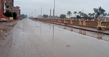 أمطار خفيفة ورياح شديدة وتوقف حركة الملاحة بكفر الشيخ.. لايف