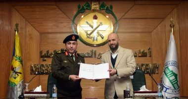 توقيع بروتوكول تعاون بين القوات المسلحة وجامعة مصر للعلوم والتكنولوجيا
