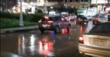 سقوط أمطار غزيرة ببورسعيد فى آخر ساعات 2021.. لايف