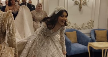 شاهد الإطلالة الأولى لعروس رامي ربيعة قبل انطلاق حفل الزفاف