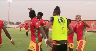 منتخب غينيا يتقدم بهدف أمام مالاوي فى الشوط الأول بأمم أفريقيا.. فيديو