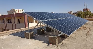 تعليم الوادى الجديد: تشغيل مدرسة الخارجة الثانوية الجديدة للبنات بالطاقة الشمسية