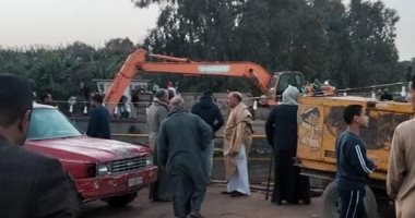 أسماء الناجين من حادث غرق سيارة نقل بنهر النيل فى منشأة القناطر