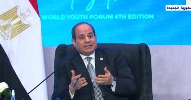 الرئيس السيسي: وصلنا لمرحلة الفقر المائى.. ولكن مصر ستكون الأولى فى تدوير المياه