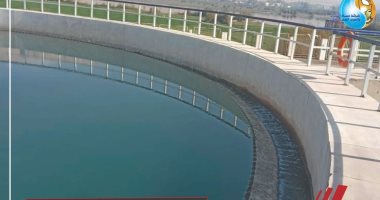 غسيل وتطهير مروقات ثلاث محطات مياه شرب سطحية بسوهاج
