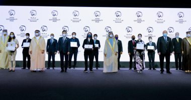 نائب رئيس الإمارات يكرم الفائزين بجائزة زايد للاستدامة