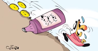 زيادة أسعار الدواء ترهق المرضى فى كاريكاتير كويتي