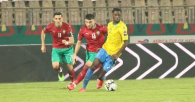 منتخب المغرب يتأخر بهدف أمام الجابون بالشوط الأول فى أمم أفريقيا