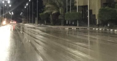 سقوط أمطار ما بين خفيفة إلى متوسطة على كل مناطق شمال سيناء