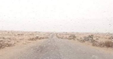 سقوط أمطار خفيفة ومتوسطة على مناطق شمال سيناء