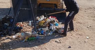 رفع 5 أطنان مخلفات وتراكمات أتربة من شوارع مدينة الحسنة بشمال سيناء