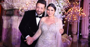نجوم الفن والرياضة فى حفل زفاف أحمد الهوارى ويمنى 