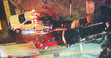 أرنولد شوارزنيجر يتعرض لحادث تصادم بسيارته فى لوس أنجلوس.. صور