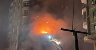 الحماية المدنية تسيطر على حريق منزل فى منشأة القناطر دون إصابات