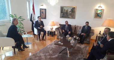 السفير المصرى فى سراييفو يلتقى بالدبلوماسيين البوسنيين