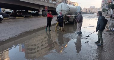 درجة الحرارة الآن.. جهود لشفط مياه الأمطار بشوارع محافظة الغربية ..صور