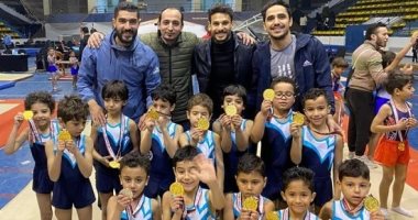 أنس محمود حسين و9 لاعبين يحصدون 10 ميداليات ذهبية فى بطولة كأس مصر للجمباز