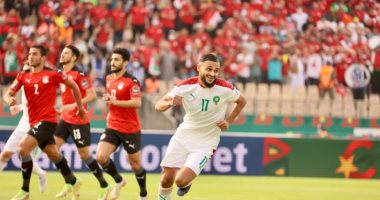 منتخب المغرب يتقدم على مصر 1 / 0 بعد مرور 15 دقيقة.. فيديو