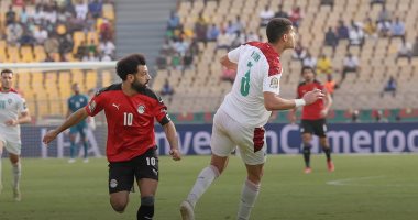 منتخب مصر يتعادل مع المغرب 1 / 1 بعد مرور 60 دقيقة