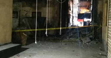 انهيار جزء من حائط منزل قديم دون إصابات فى بورسعيد